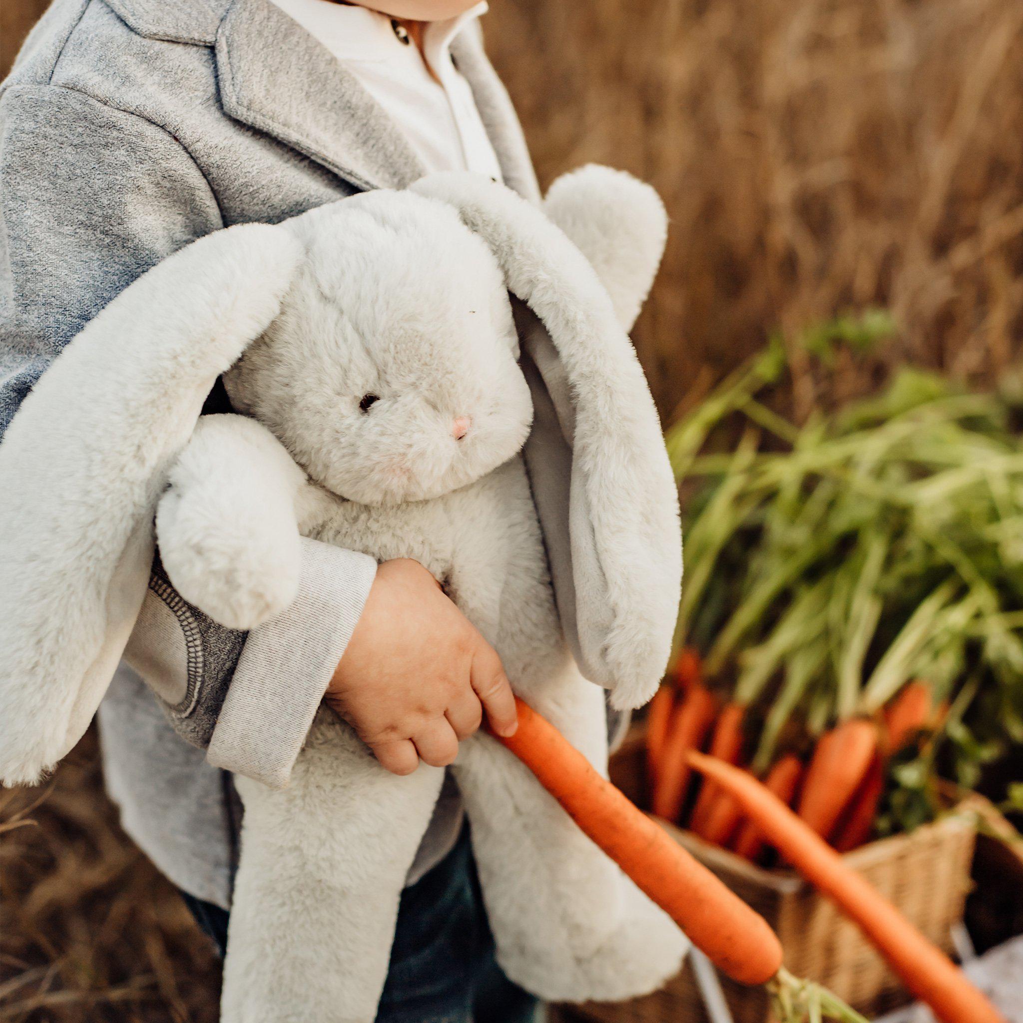 RETIRED - Floppy Nibble -12 Gray Bunny