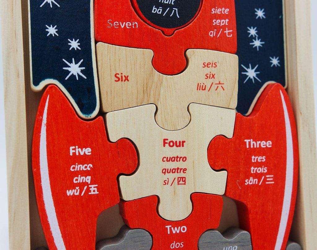 3,2,1 Blast Off Puzzle - 10 Pieces