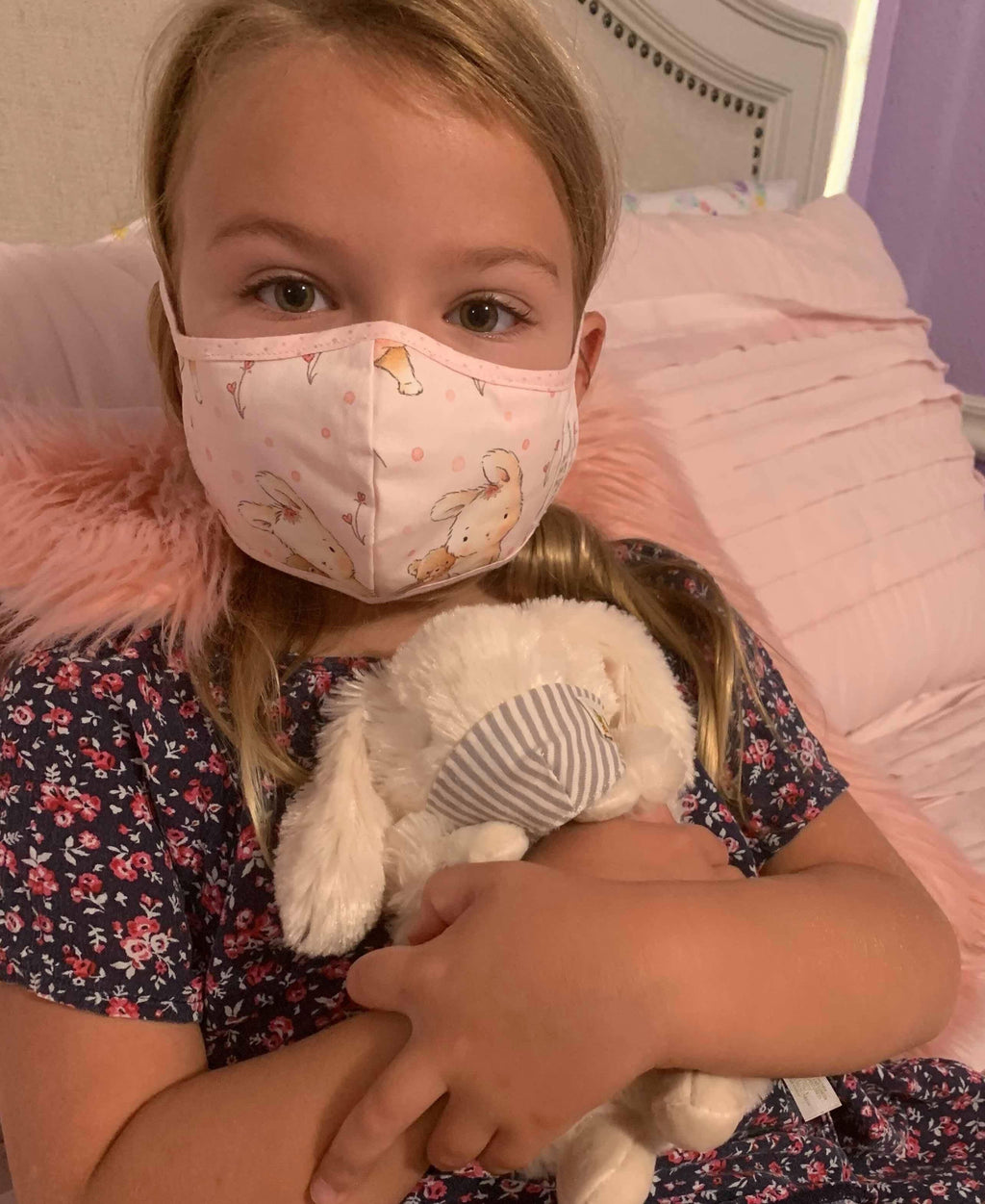 RETIRED - Wee Ittybit Bunny with Face Mask