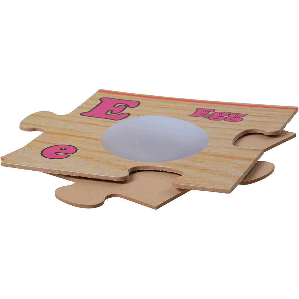 Wooden Alphabet Floor Puzzle | 26-Piece Educational Puzzle with Real Photos