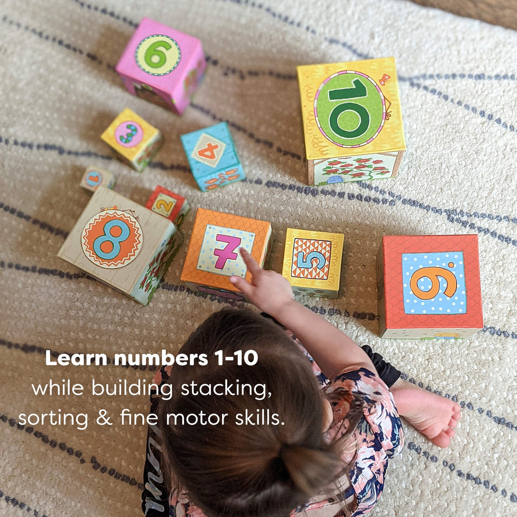 On the Farm Cardboard Stacking & Nesting Cubes