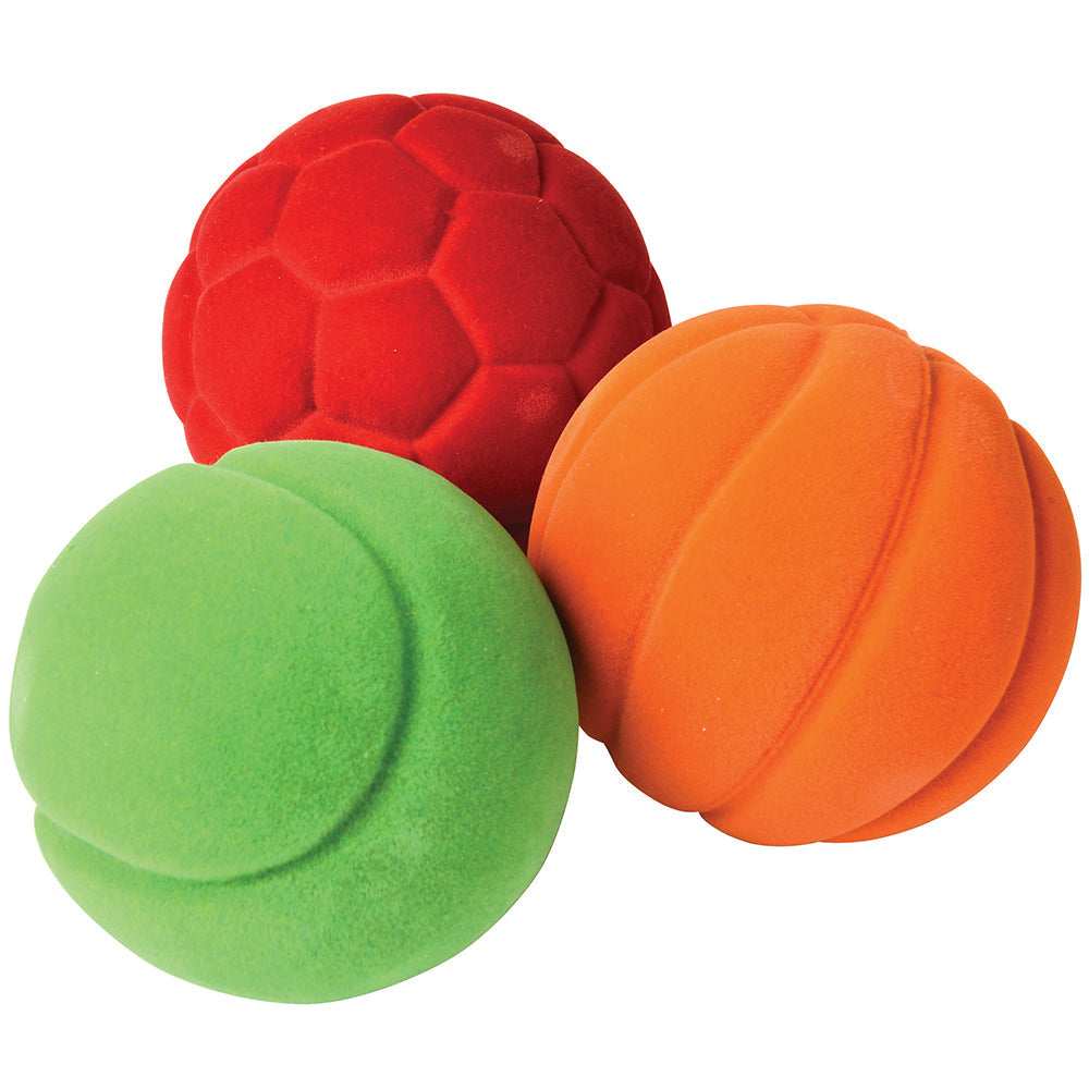 Rubbabu&reg; Small Sports Balls - 3 PC